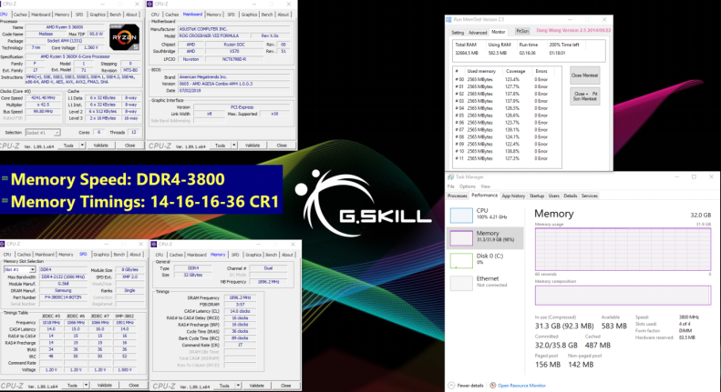 DDR4-3800 CL14! 芝奇Trident Z Neo 焰光戟飙速规格再进化