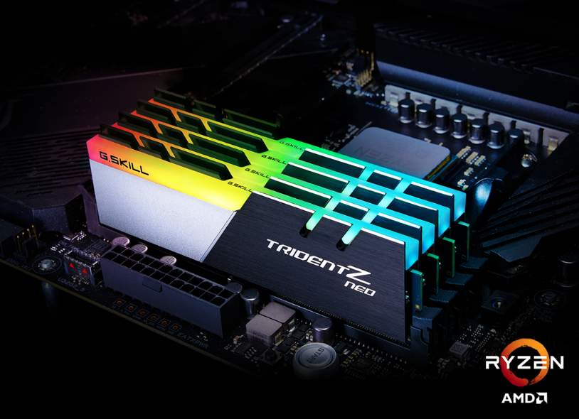 DDR4-3800 CL14! 芝奇Trident Z Neo 焰光戟飙速规格再进化