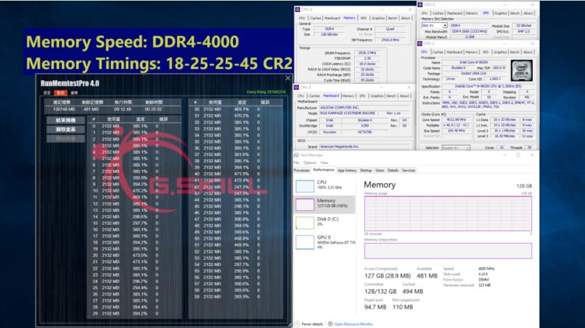 芝奇推出单支32GB DDR4模组套装规格豪华内存