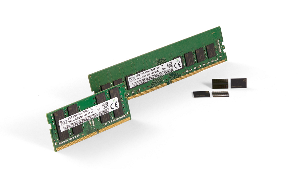 SK海力士开发第三代10纳米DDR4 DRAM