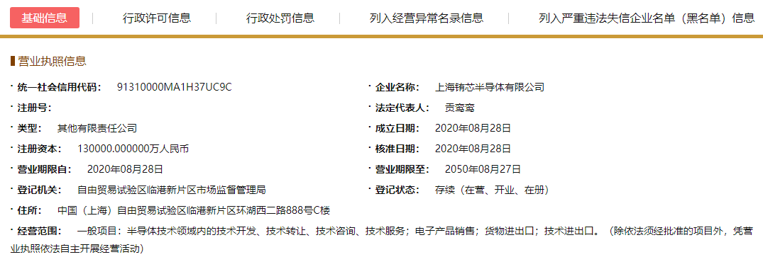 注册资本13亿元，国家大基金投资版图再扩大